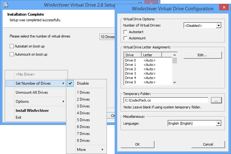 WinArchiver Virtual Drive 5.3.0 for android download