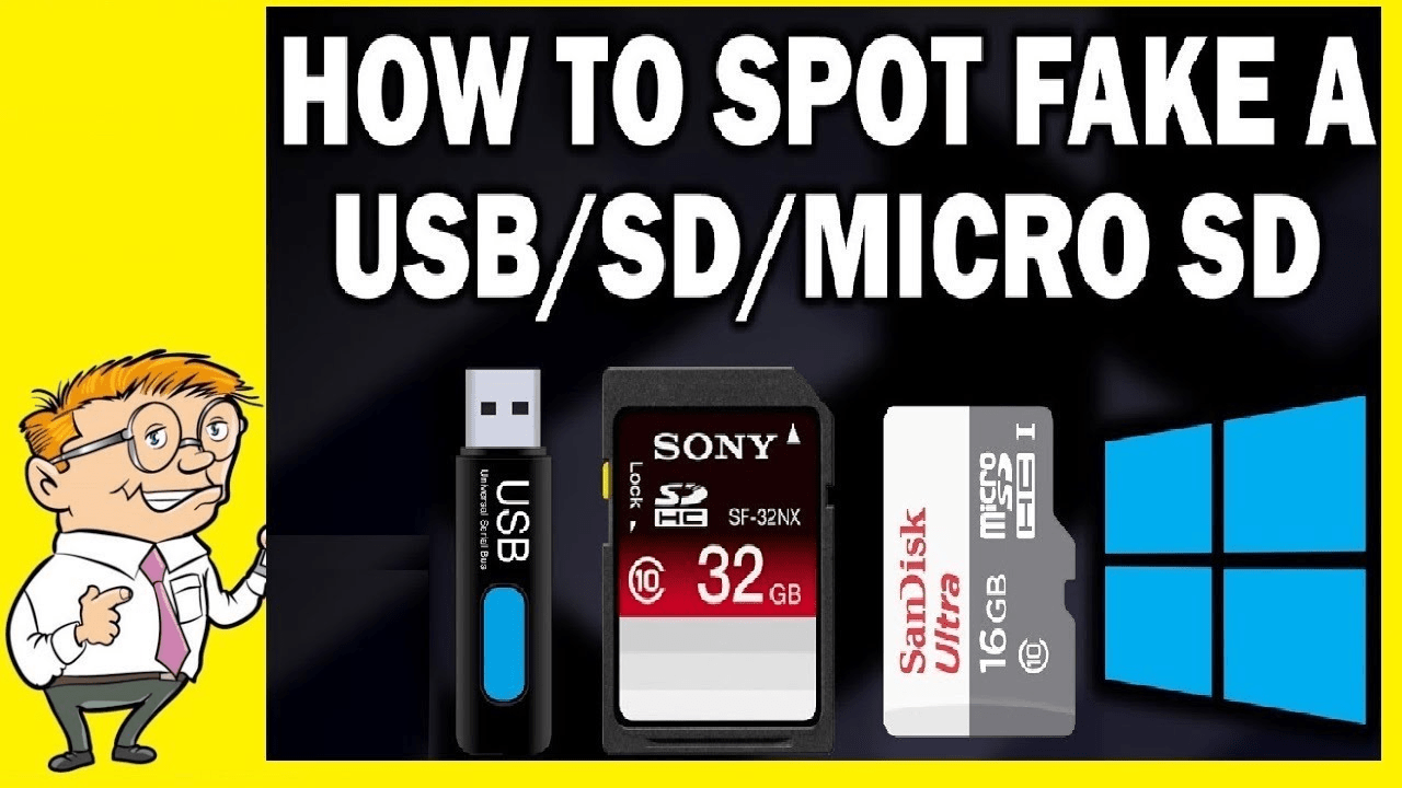 Detect Fake or Counterfeit USB Flash Drives